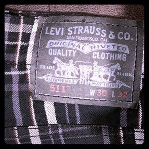 Levi Strauss and Company Grey Black Jeans Slacks